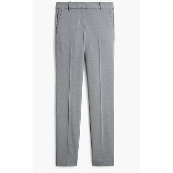 J.Crew Ruby Full Length Ruby Stretch Twill Slim Fit Trousers Size 0 NWT - Picture 4 of 11